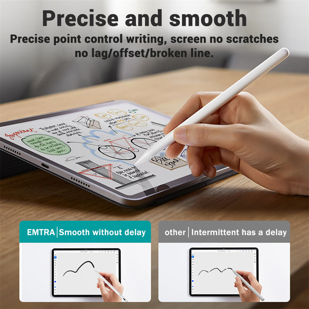 Stylus Pen Faster Charge StylusOne-touch Connection Stylus Pens Universal Stylist Pens For Most Capacitive Touch Screens White