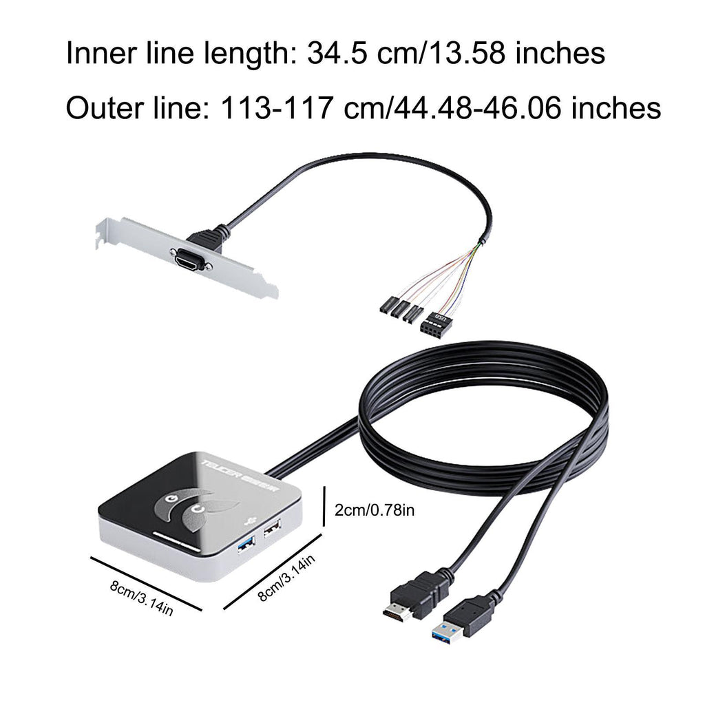 Button Switch Desktop PC Computer Case Power Supply On/Off Reset Push With 113cm/117cm Cable For Home Office Internet Store KG-03