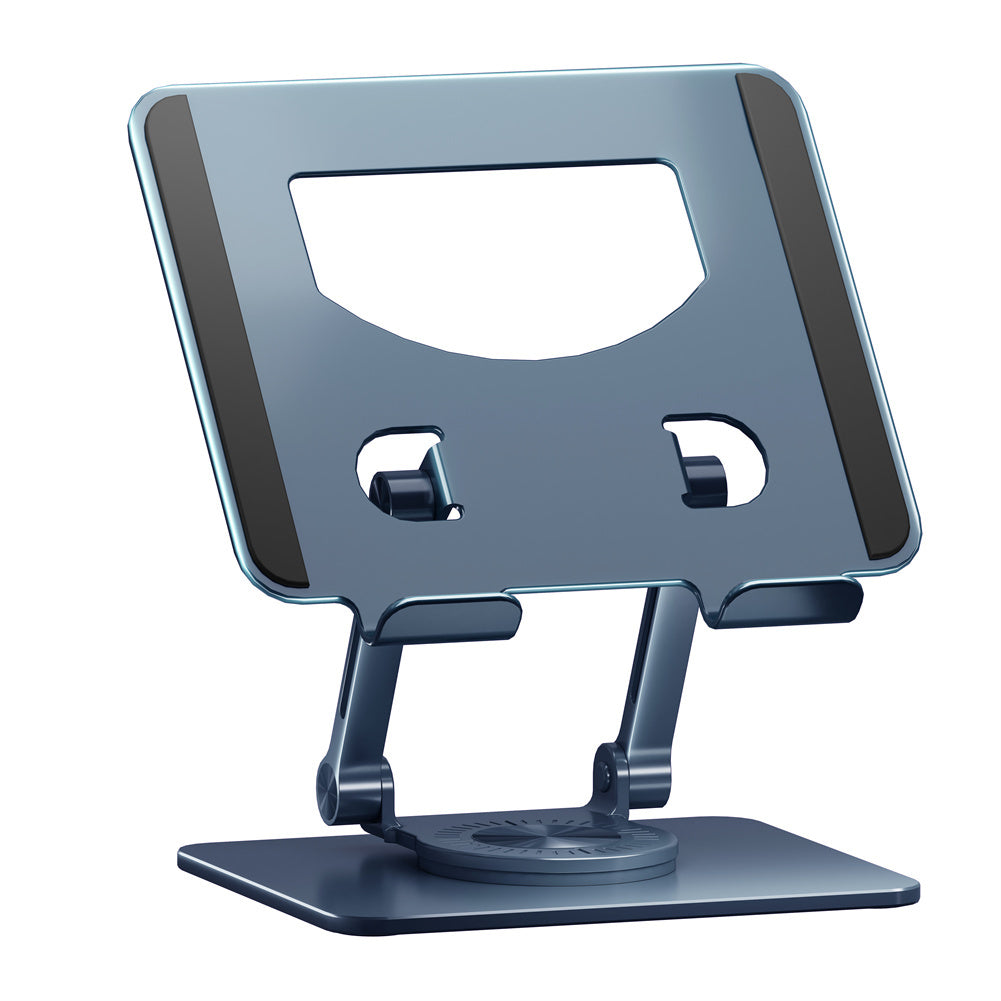 2028 Laptop Stand Aluminum Alloy Computer Riser Adjustable Foldable Laptops Elevator PC Cooling Mount For 4.7-12 Inch Laptop Tablet Phones silver