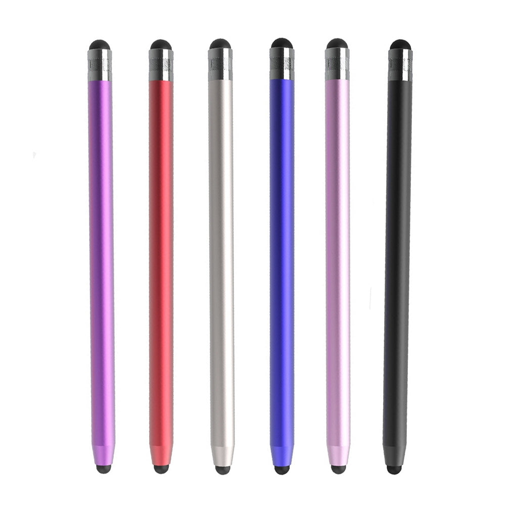 Stylus Pen Both Ends Workable Capacitive Pens Digital Stylish Pen Pencil For Most Capacitive Touch Screens Purple