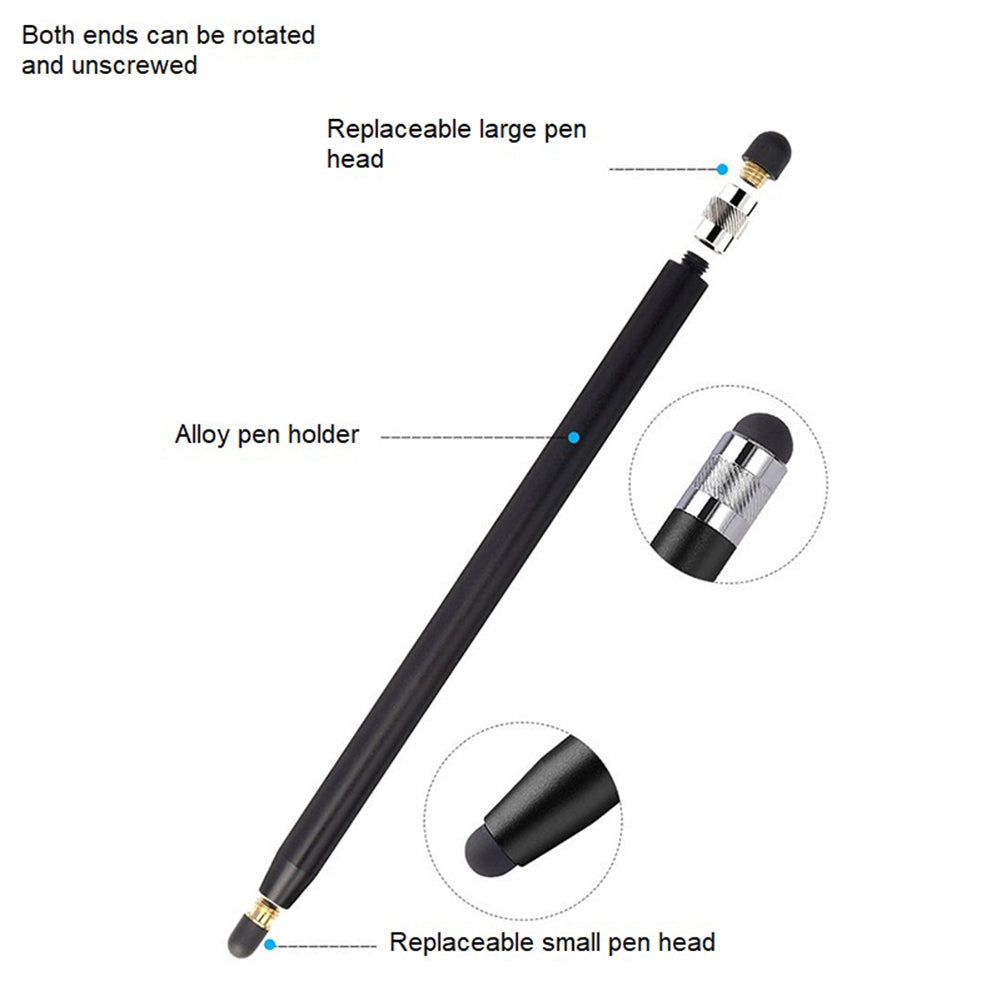 Stylus Pen Both Ends Workable Capacitive Pens Digital Stylish Pen Pencil For Most Capacitive Touch Screens Purple