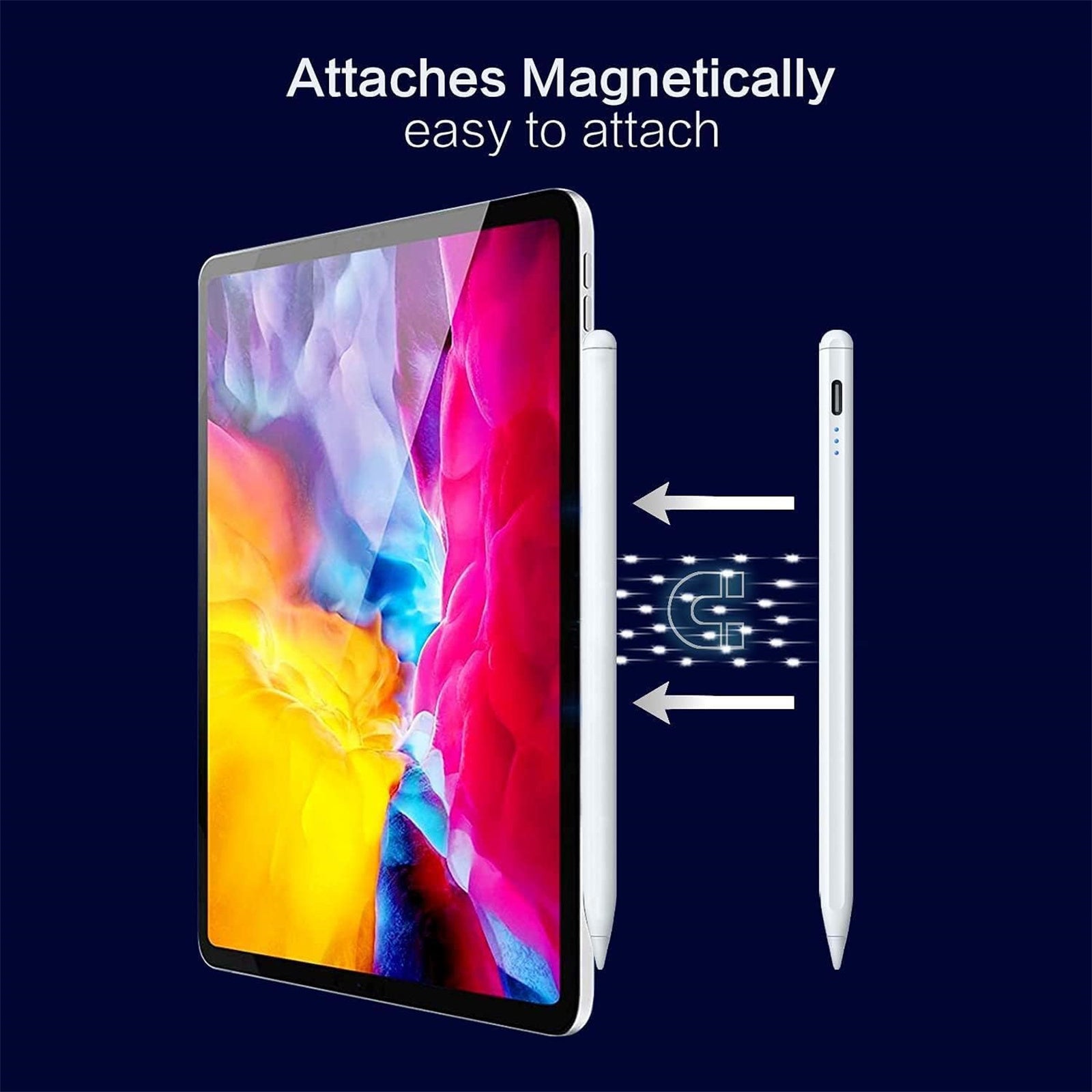 Stylus Pen Fast Charge StylusPens Palm Rejection Magnetic Installation Pens Compatible For IPad IPhone IOS System Three-light pen