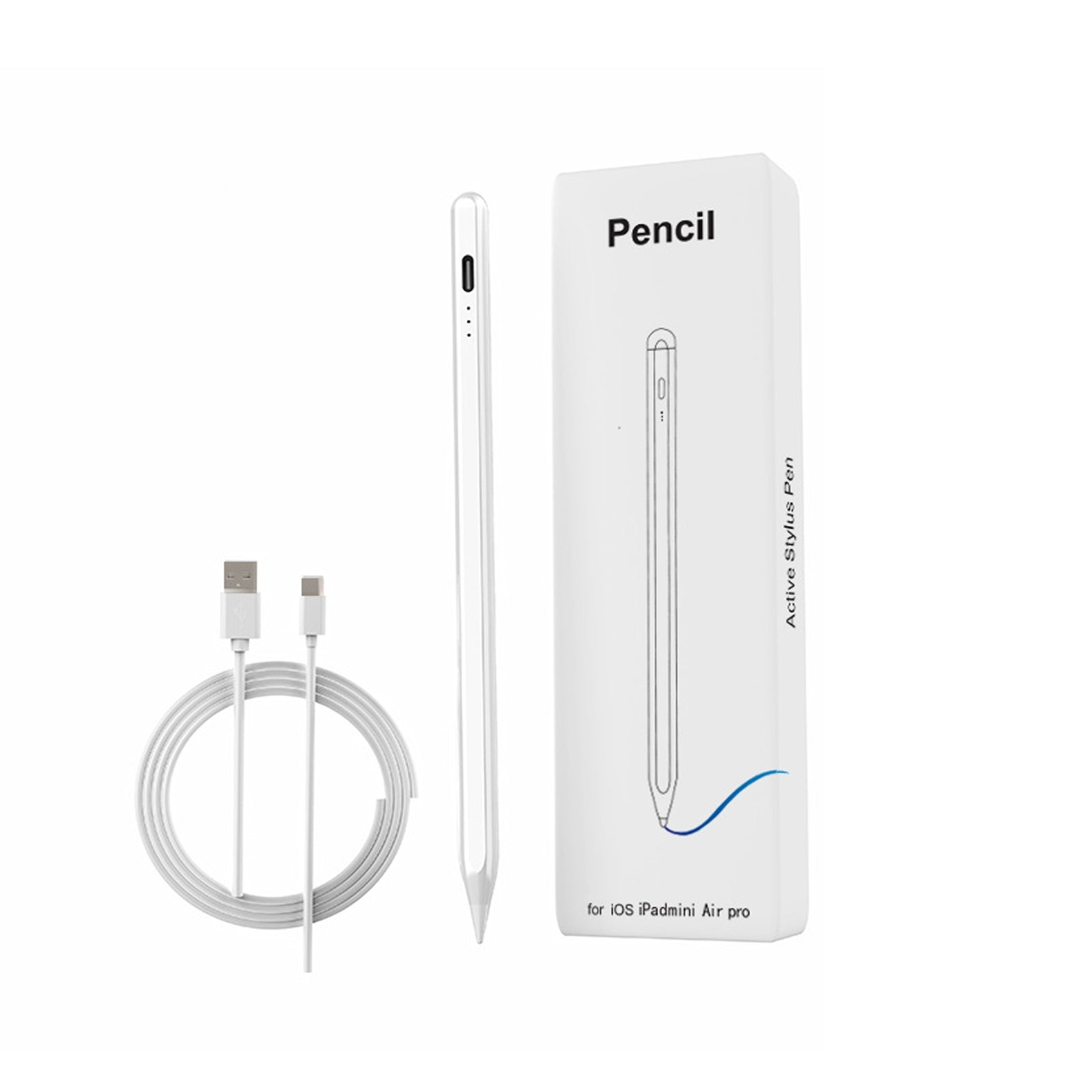 Stylus Pen Fast Charge StylusPens Palm Rejection Magnetic Installation Pens Compatible For IPad IPhone IOS System Three-light pen