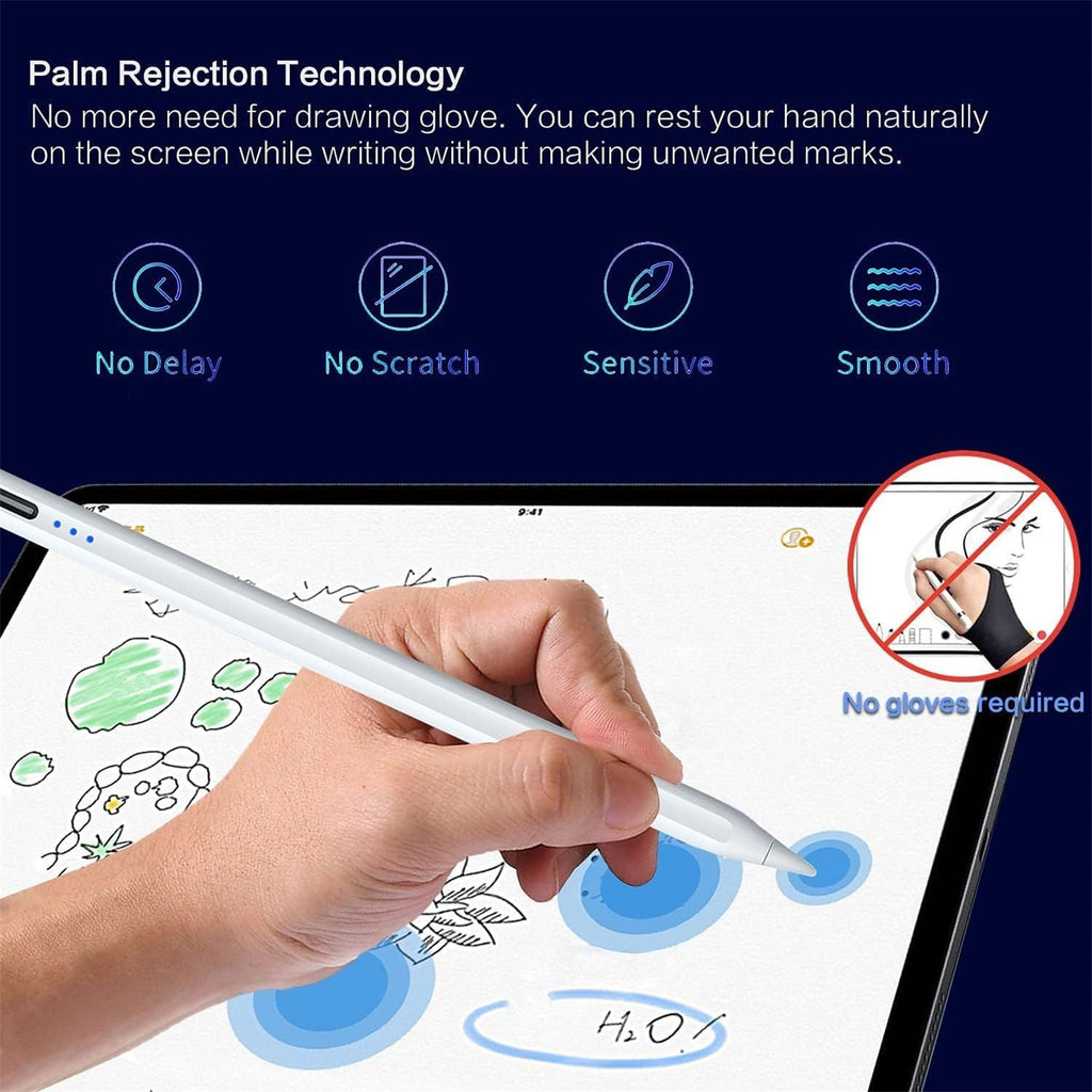 Stylus Pen Fast Charge StylusPens Palm Rejection Magnetic Installation Pens Compatible For IPad IPhone IOS System Three-light pen
