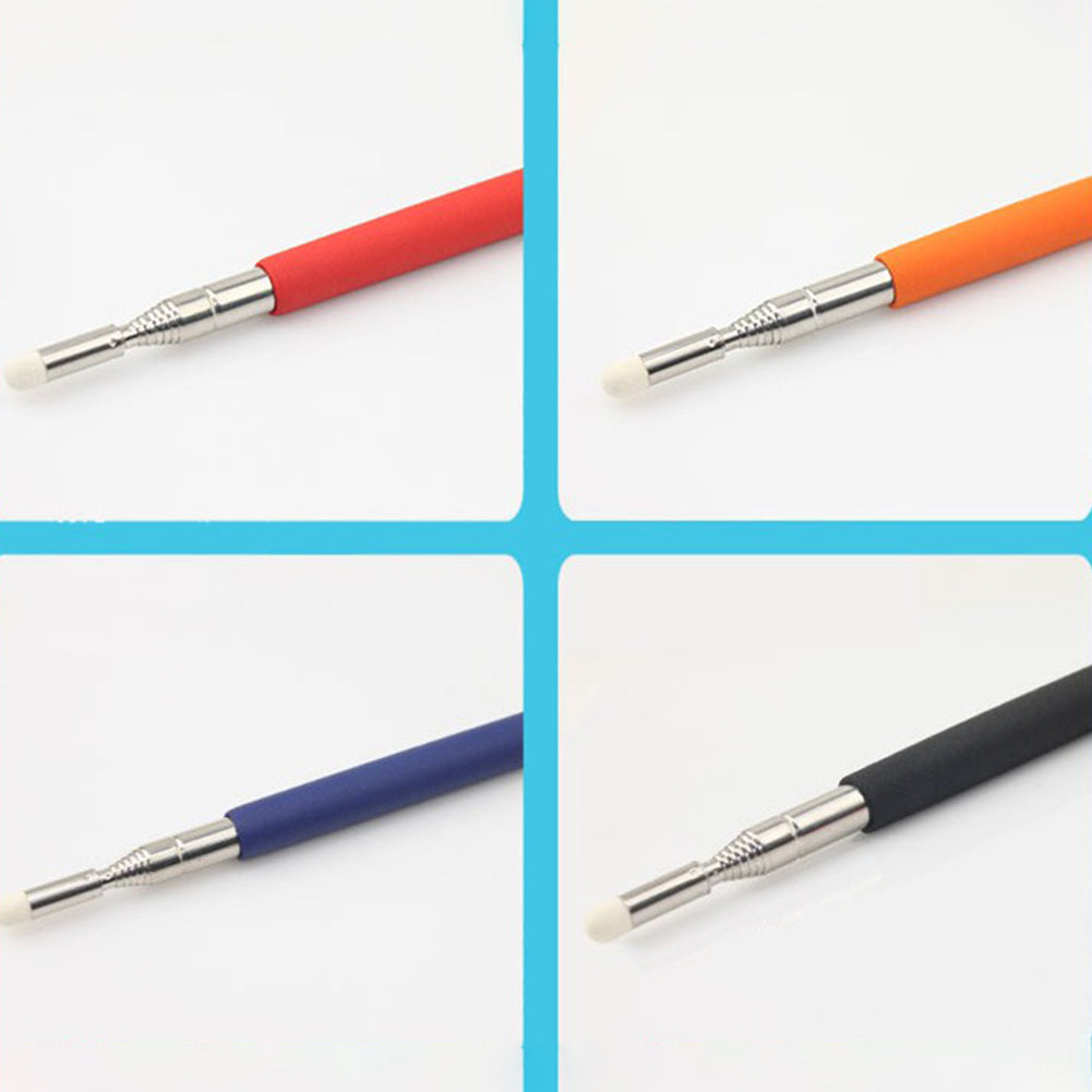 1.2m Stainless steel Electronics Whiteboard Pointer Pen Touch Screen Special-purpose Teacher Pointer Orange_1.2 meters