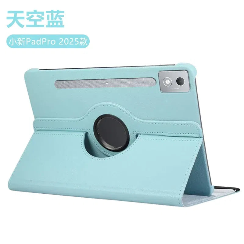 Color: ROSE RED, Size: iPad mini 6 - 360 Degree Rotating Case For Lenovo Xiaoxin Pad Pro 12.7 inch 2025 Tablet Cover Xiaoxin Pad Pro 12.7"TB373FU TB375FC 2025 Funda