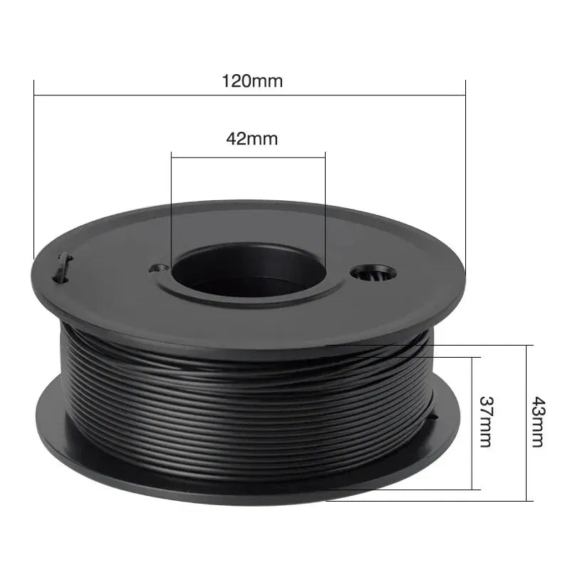 Color: Brown - SUNLU 3D Filament for PLA META 1.75mm Printer Filament 0.25KG 100% No Bubble Printing Materials for 3D Printer& Pen