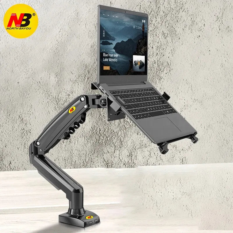 Color: WHITE, Ships From: CHINA - NB NEW FP-2 10"-17" laptop desktop Holder notebook computer mount stand laptop clamp accessories