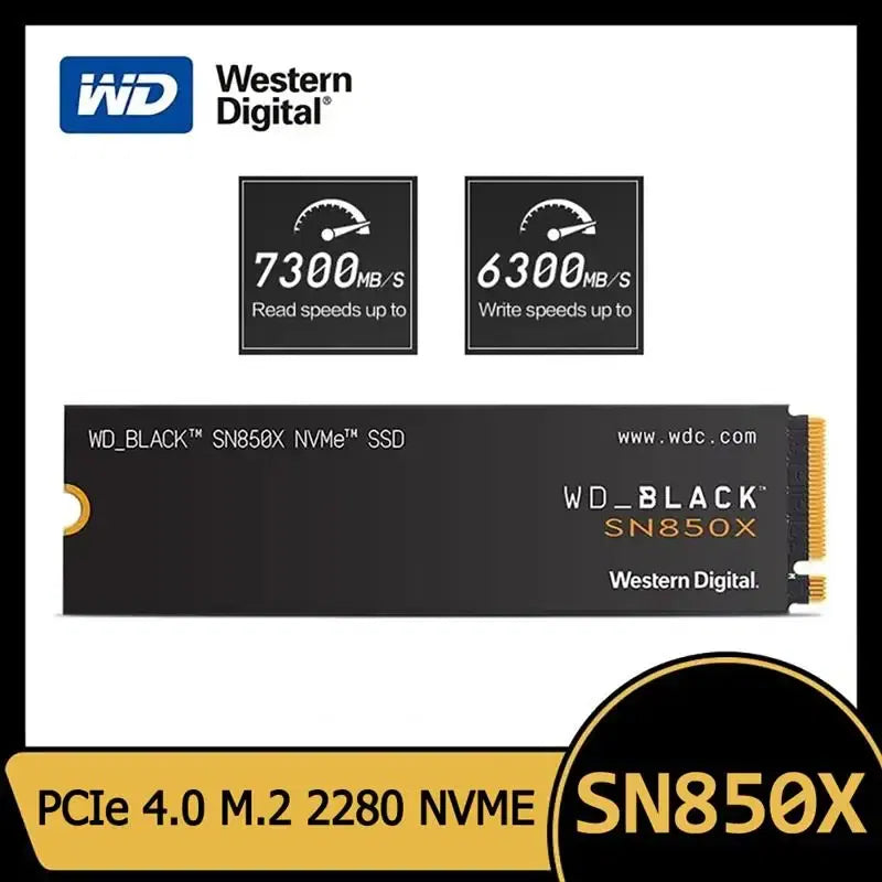 Color: Red, Ships From: CHINA - New Western Digital WD SN850X SSD 1TB 2TB NVMe Gen4 PCIe M.2 2280 PCIe 4.0X4 Drive Internal Solid State Disk for PS5 Desktop
