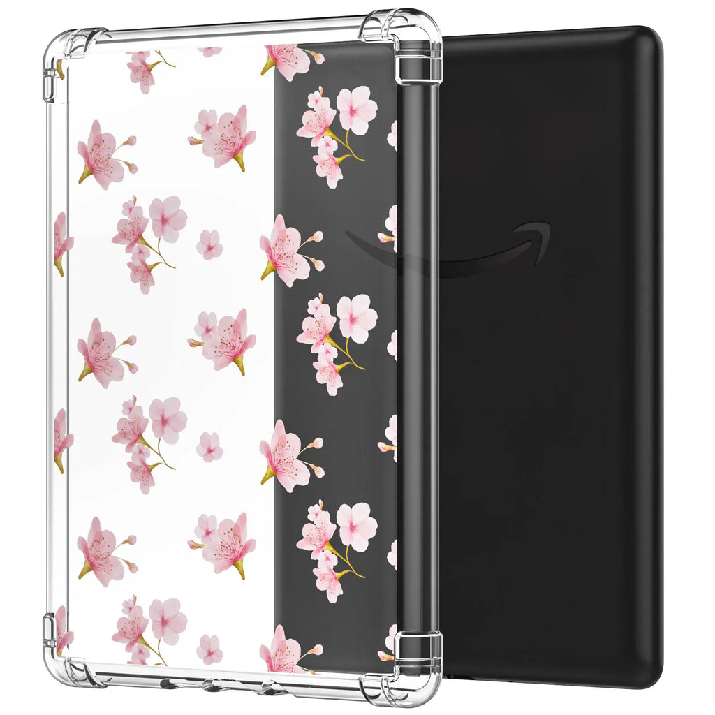 Color: GRAY, Size: eleven - Case for 6.8" Kindle Paperwhite (11th Generation-2021) Ultra Clear Soft Flexible Transparent TPU Skin Bumper Back Cover Shell
