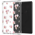 Color: GRAY, Size: eleven - Case for 6.8" Kindle Paperwhite (11th Generation-2021) Ultra Clear Soft Flexible Transparent TPU Skin Bumper Back Cover Shell