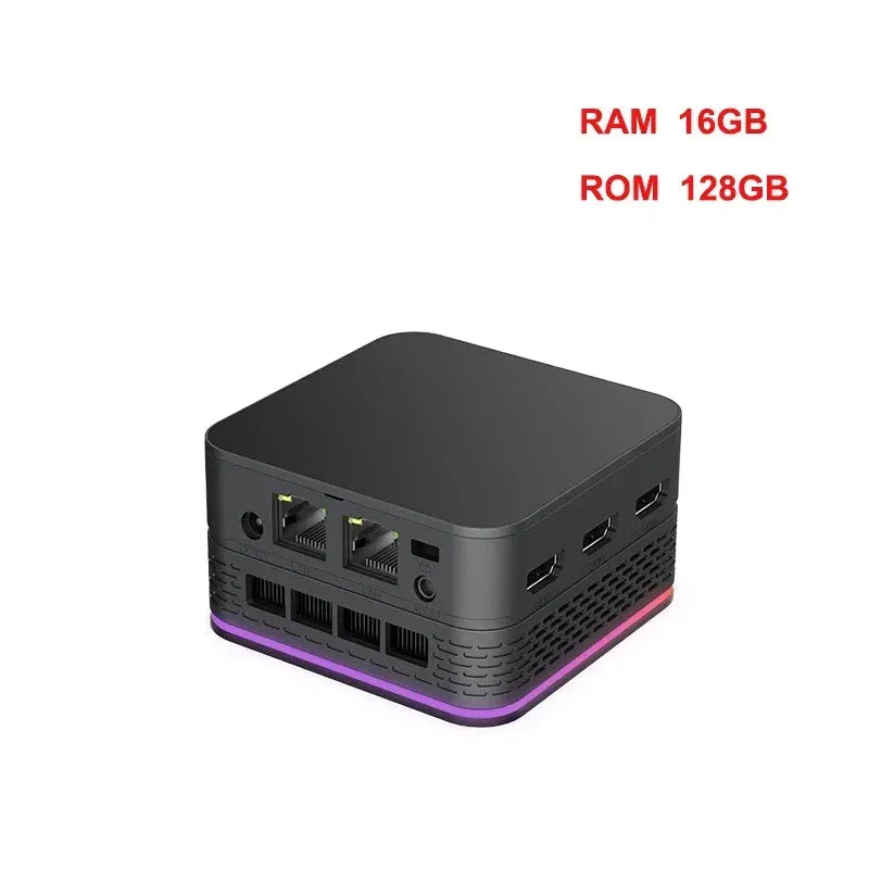 Color: Pink, Ships From: CHINA - Top T9 Plus Quad Core Windows 11 Small Mini PC, Intel Alder Lake N100,16GB LPDDR5 ,256/512GB/1TB SSD, Dual 1000M LAN ,Three HD