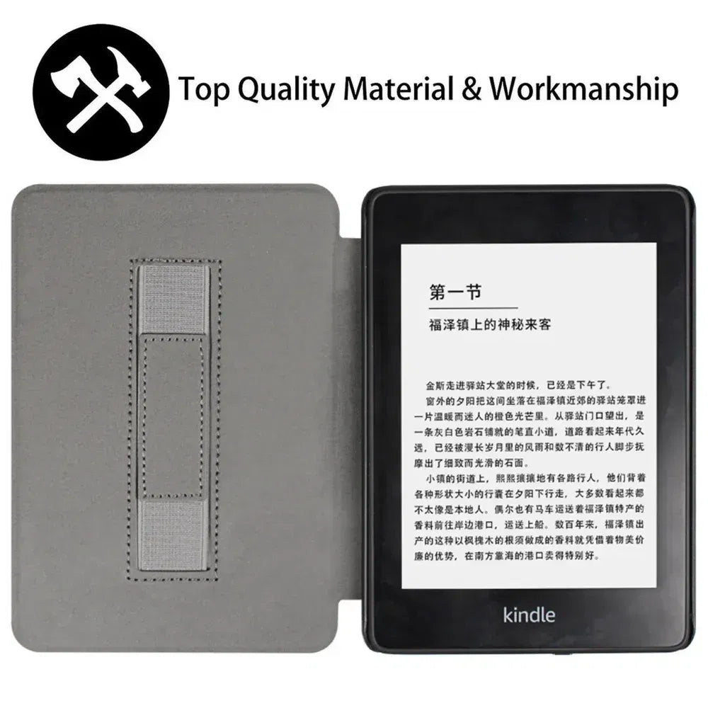 Color: GRAY, Size: Fourteen - Handle Case for Kindle Paperwhite 2022 2021 Pouch 1 2 3 4 5 6 7 8 9 10th 11th Generation 6/6.8 Inch 2019 2018 Protective Cover