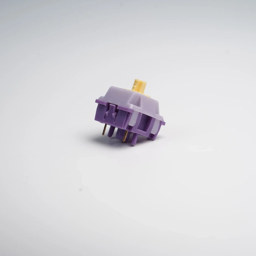 Color: Olive, Axis Body: Red Switch - KTT Hyacinth Linear Switch Five Pins Switches MX For Mechanical Gaming Keyboards 45g Prelubed