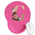 Color: Dark Brown - Mouse Pad Gaming MousePad Premium Mousepad Speed and Control Desk Pad Pink Mouse Mat High-Grade Desk Mat Gold Letter Series