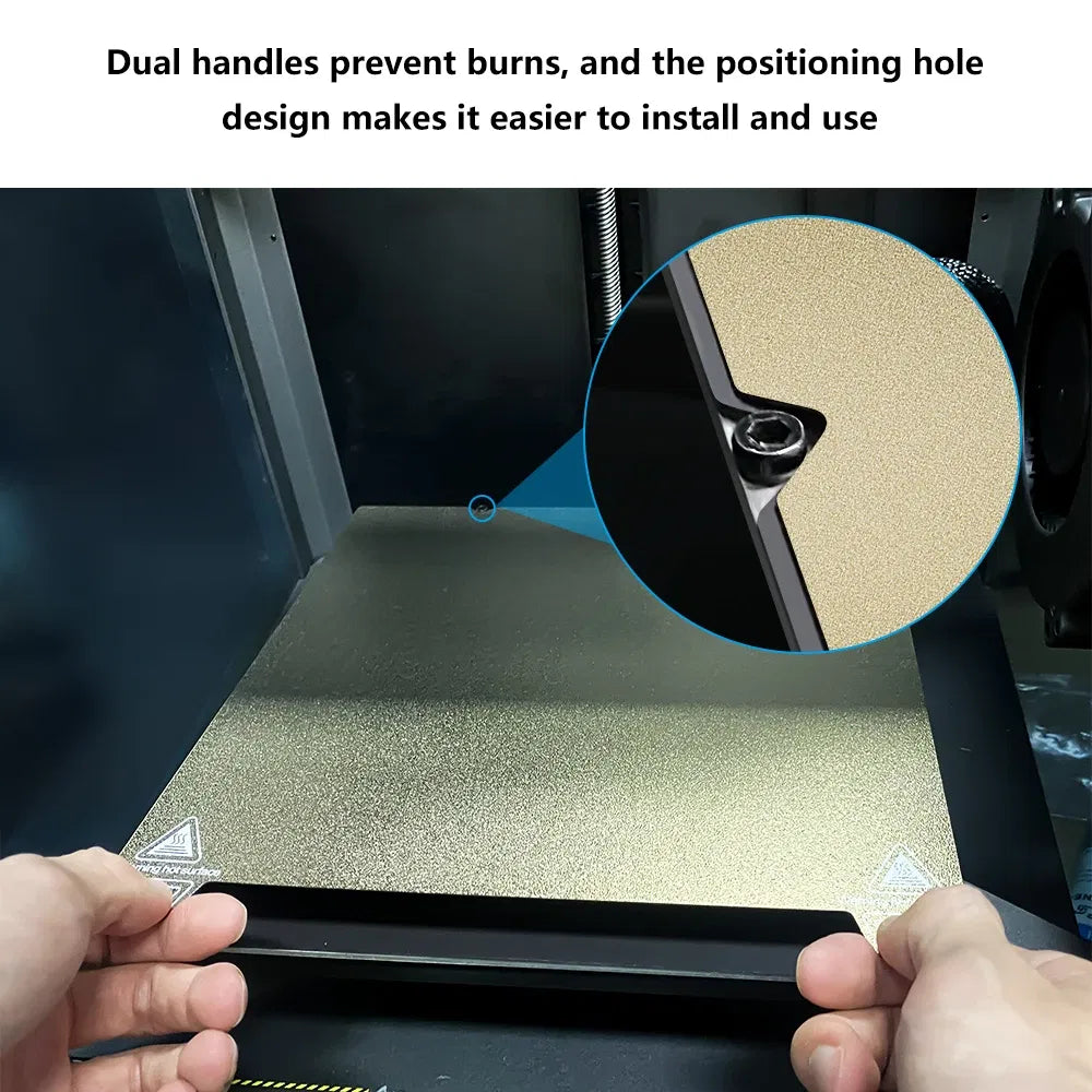 Color: PURPLE, Size: 2.2mm - Upgrade Pet Bed For Creality K1 K1 Max K1C Ender-3 S1 Pro Magnetic Plate Ender-5 S1 Reality Bed Reality K1 Bulid Plate Pei Sheet
