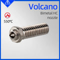 Size: 0.6mm - Mellow NF Volcano nozzle Bimetallic Copper&Hardened steel 3D printer parts DLC High Temperature Wear 3D Printer