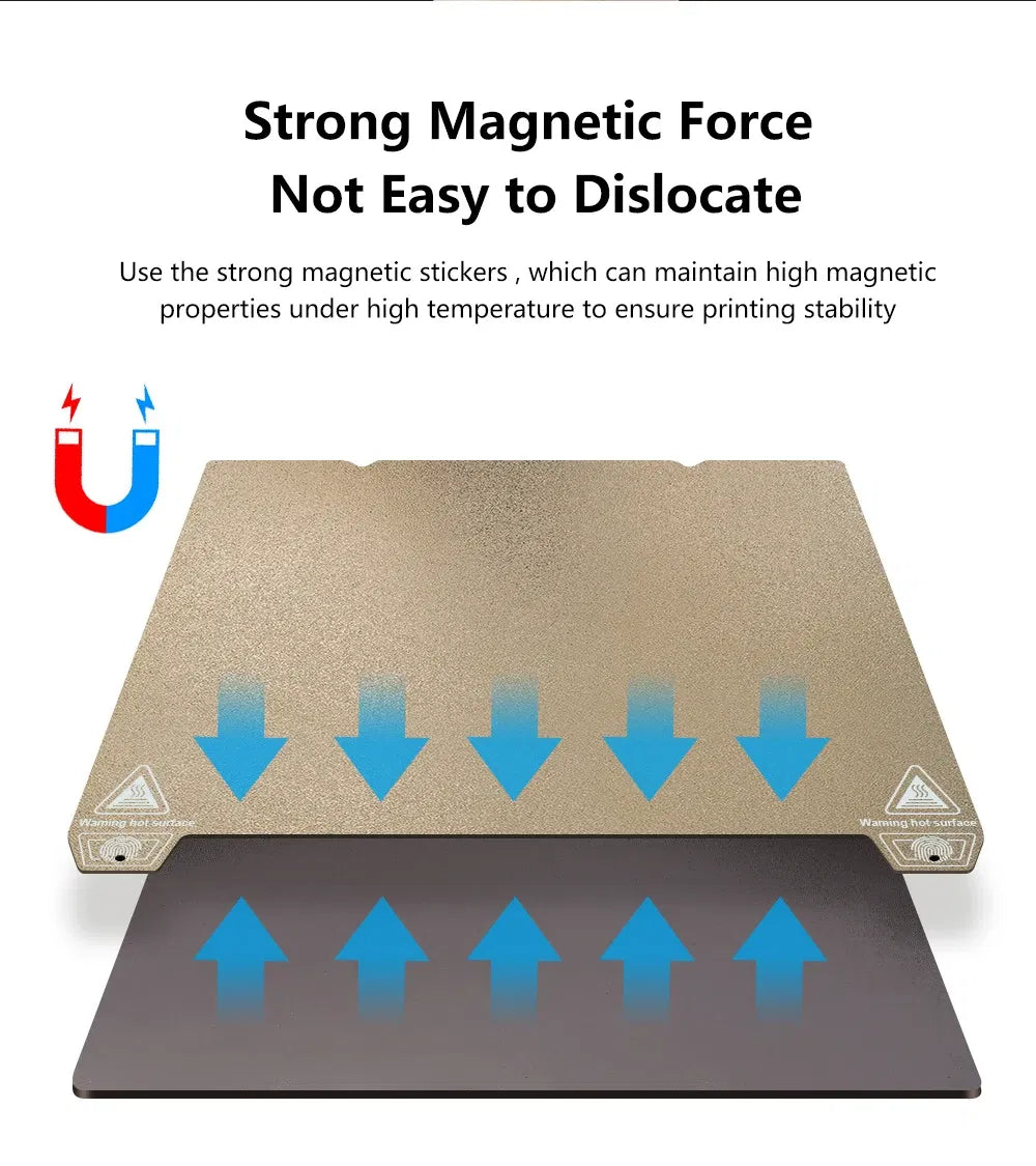 Color: Black, Size: 2.25mm - K1C 235x235 Bed 310x315 Build Plate For Creality K1 Max K1 Pei Plate Ender 3 S1 Spring Steel Magnetic Pei Sheet Pey Build Plate