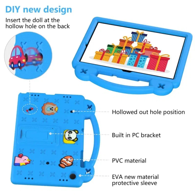 Color: Green, Size: eleven - Case For Samsung Galaxy Tab A9 Plus 11 Inch 2023 SM-X210 SM-X215 Shock Proof Full Body Kids Children Safe Non-toxic Tablet Cover