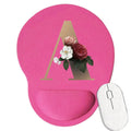 Color: beige white - Mouse Pad Gaming MousePad Premium Mousepad Speed and Control Desk Pad Pink Mouse Mat High-Grade Desk Mat Gold Letter Series