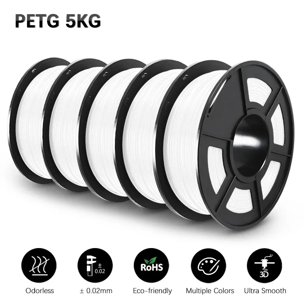 Color: glowing red, Ships From: CHINA - Top 3D Filament PETG/EASY ABS/TPU/ASA Filamnet 1.75mm 5Roll 1KG(TPU 0.5KG/Roll) 3D Printer Filament for 3D Printer