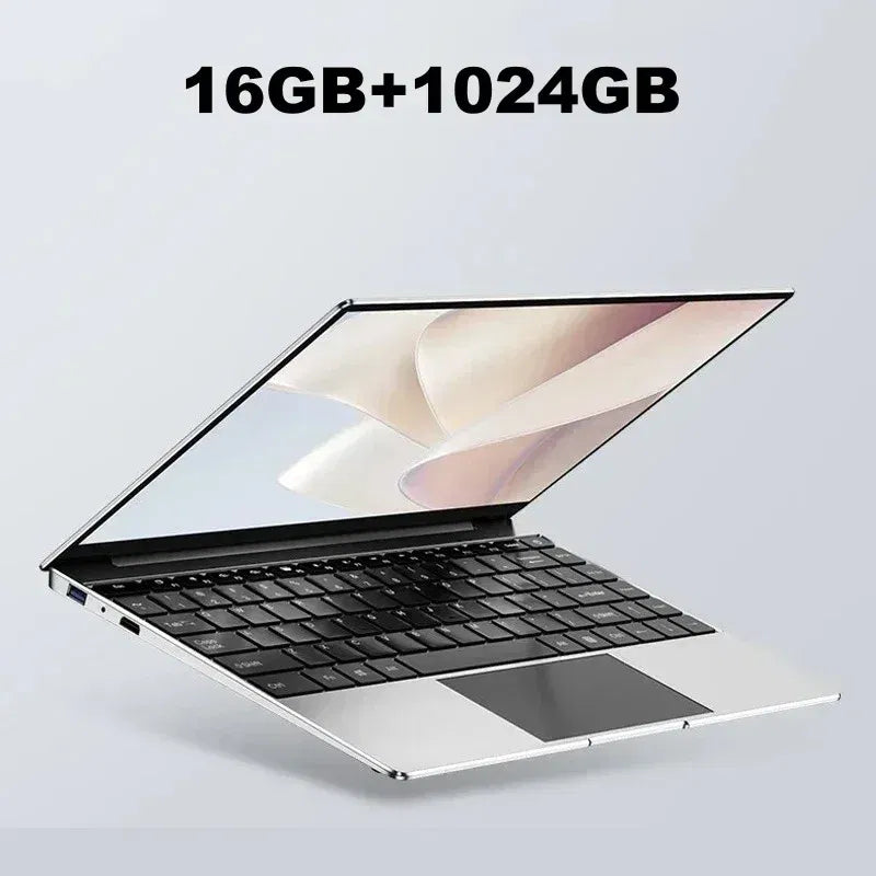 Color: SKY BLUE, Ships From: CHINA - Top Laptop Computer Windows 11 Pro Ultra Slim Notebook 14.1 Inch Intel Pentium N3700 16GB 1024GB Office Study PC Computer