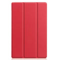 Color: Beige, Size: Thirteen, Ships From: CHINA - For Lenovo Tab M10 HD 2nd Gen Case TB-X306F X306X Tri-Fold Stand Wake/Sleep Magnetic Protective Shell  PU Leather Tablet Cover