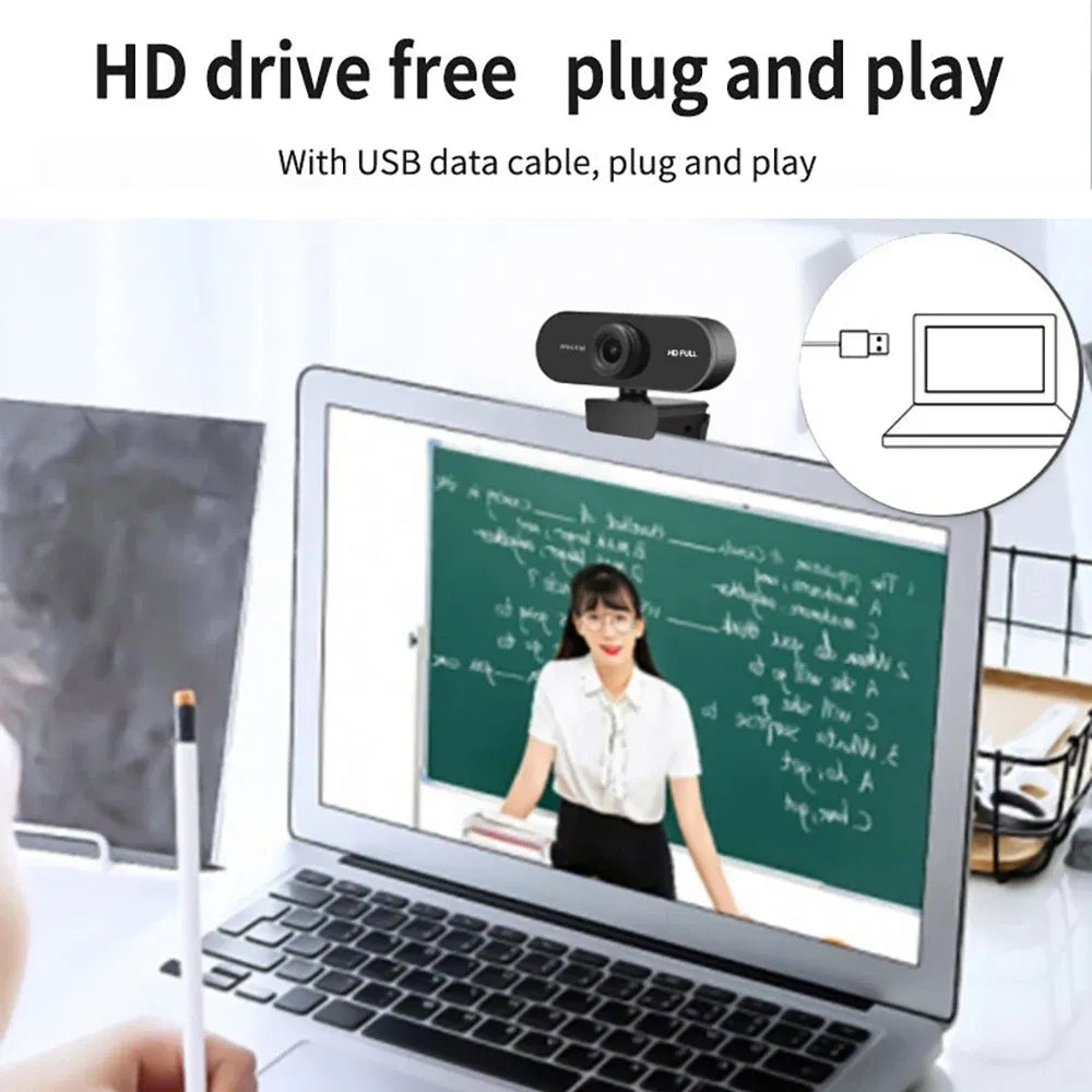 Color: Red - 4K Webcam 1080P Mini Camera 2K Full HD Webcam with Microphone 30fps USB Web Cam for Auto Focus PC Laptop Video Shooting Camera