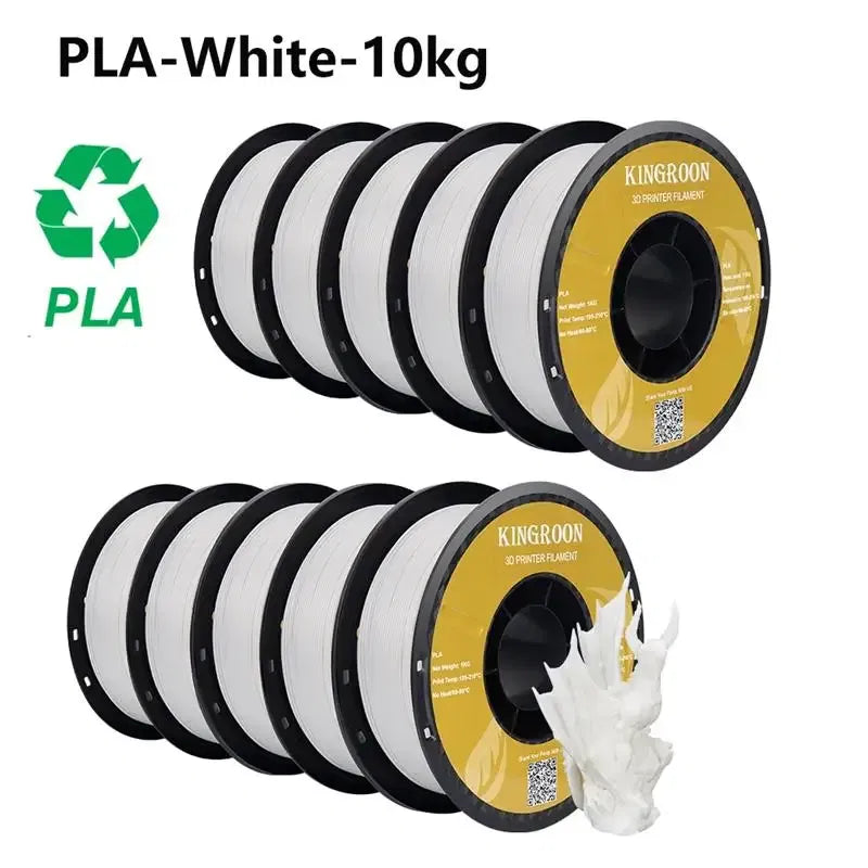 Color: Natural, Ships From: CHINA - Top 3D Printer 10KG PLA PETG ABS Filament 3D Printing Plastic Material 1.75mm 100% No Bubble Spool