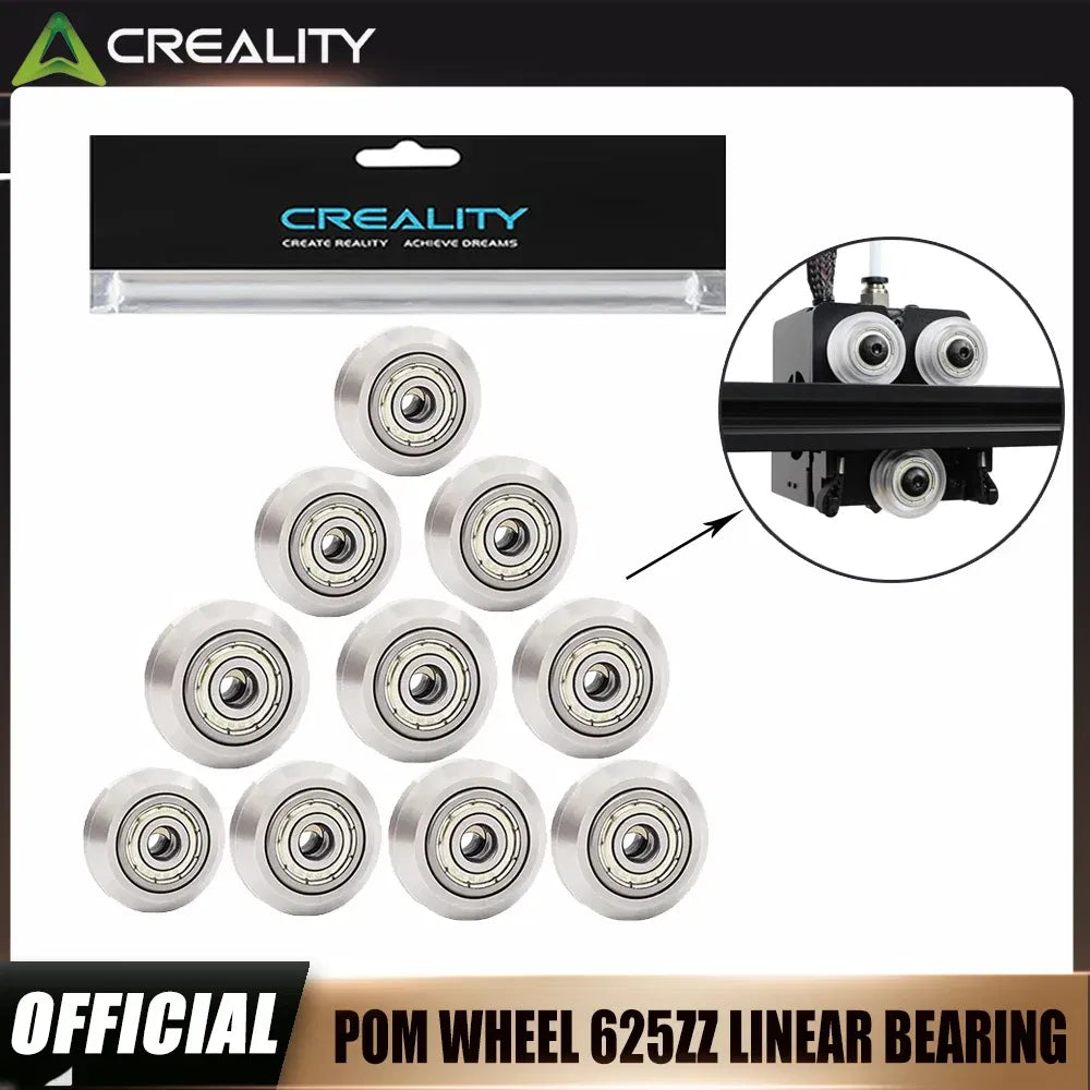 10/20Pcs Creality POM Wheel Plastic Pulley Linear Bearing Gear for Ender-3/V2/Ender-3 S1/CR-10 Series 3D Printer accessory ??