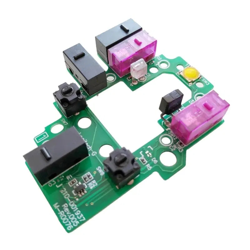 Color: BROWN - for Logitech G502 Lightspeed Wireless Mouse Repair Parts 8.0 Mouse Upper Motherboard Micro Button Key Board 594A