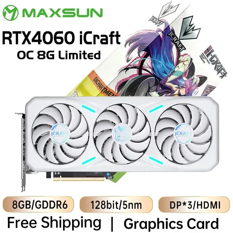 Color: grey, Ships From: CHINA - To Graphics Cards RTX 4070 4060TI 4060 3060 3060TI 3050 3070 GPU NVIDIA Gaming Video Card Desktop Computer components