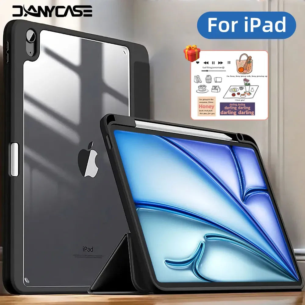 Color: Blue, Size: twelve - For ipad 10th generation case iPad Air 11 inch M2 Air 6 Air 5 4th 10.9 Pro 11 M4 Air13 M2 mini 7 6 10.2 7 8 9th Pro 11 12.9 case