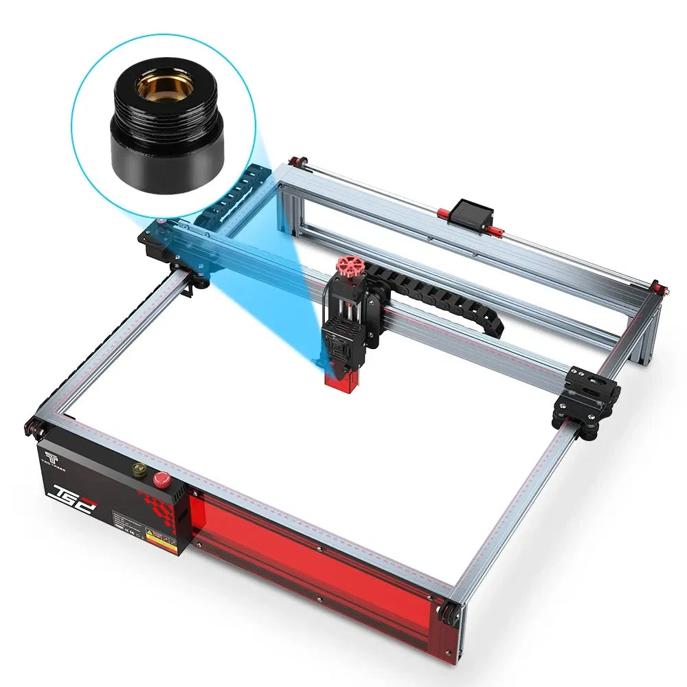Color: Green - Twotrees 80w Laser Enagraver Lens Replacement Lens For TTS-55 PRO/TTS-10 PRO/TTS-20 PRO/TS2-10W/TS2-20W Laser Engraving Machine