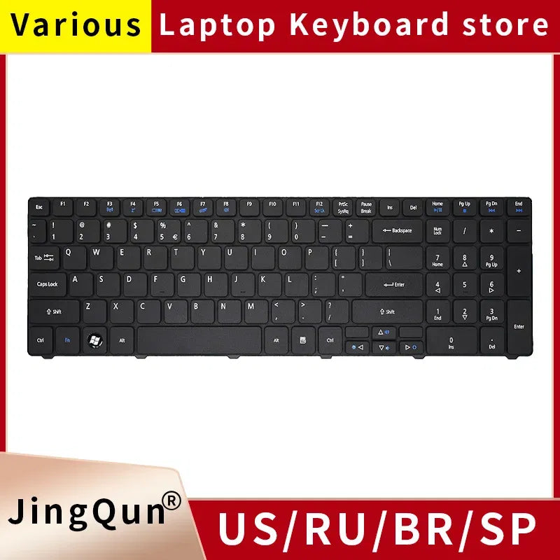 Color: WHITE, Ships From: CHINA - US/BR/SP Russian Laptop Keyboard for Acer Aspire 5750G 5253 5333 5340 5349 5360 5733 5733Z 5750Z 5750ZG 7745 5749 emachines e644