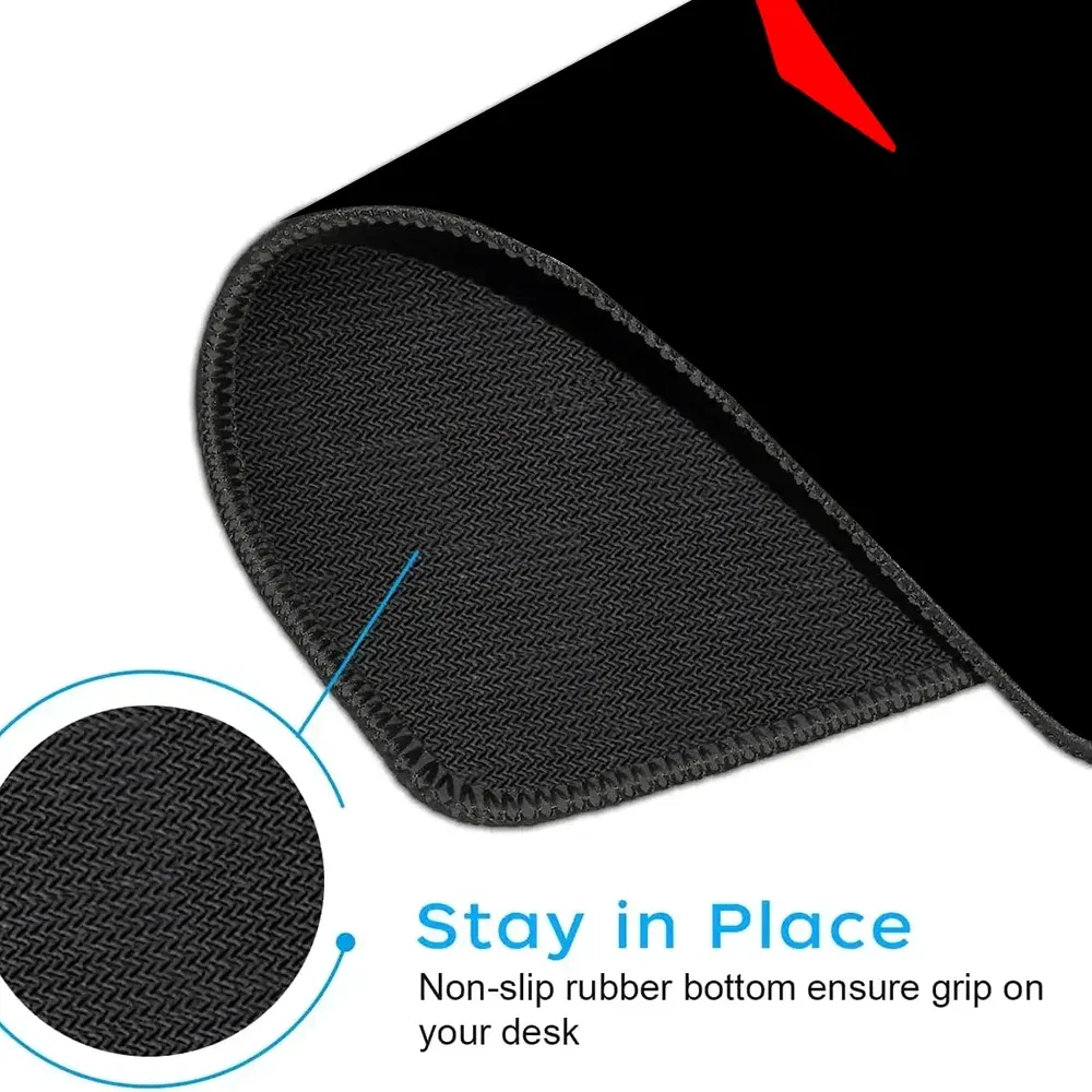 Color: WHITE, Size: XS - E-Sports Mousepad Premium Locking Edge Mouse Mat Chinese Character "Love" Speed Mouse Pad 450x400MM Ultrafine Surface Desk Mat