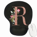 Color: WHITE - Mouse Pad Desk Mat for PC Laptop Ergonomic Non-Slip Mousepads Wrist Pad Rose Gold Series Office Accessories Mouse Mats