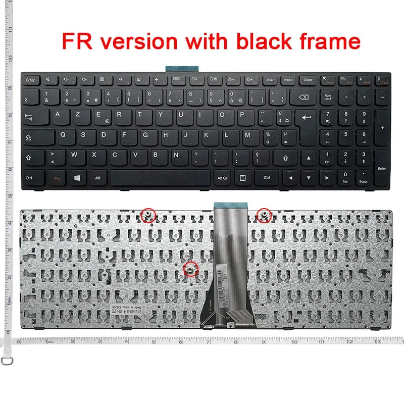 Color: Yellow - US/UK/RU/SP/FR/TI/AR Laptop Keyboard For Lenovo G50 G50-30 G50-45 G50-70/AT G50-80 B50 B50-30 B50-45 B50-70 B50-80 Y50C