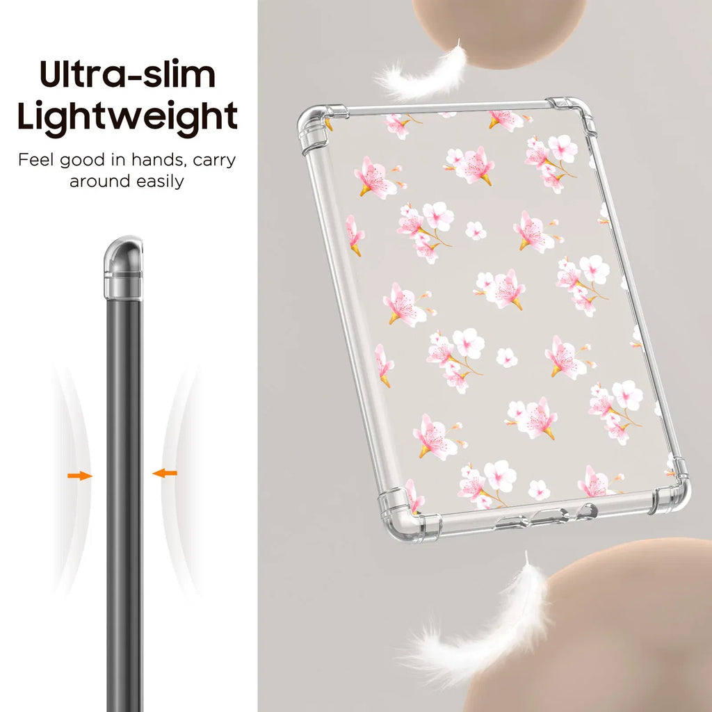 Color: GRAY, Size: eleven - Case for 6.8" Kindle Paperwhite (11th Generation-2021) Ultra Clear Soft Flexible Transparent TPU Skin Bumper Back Cover Shell