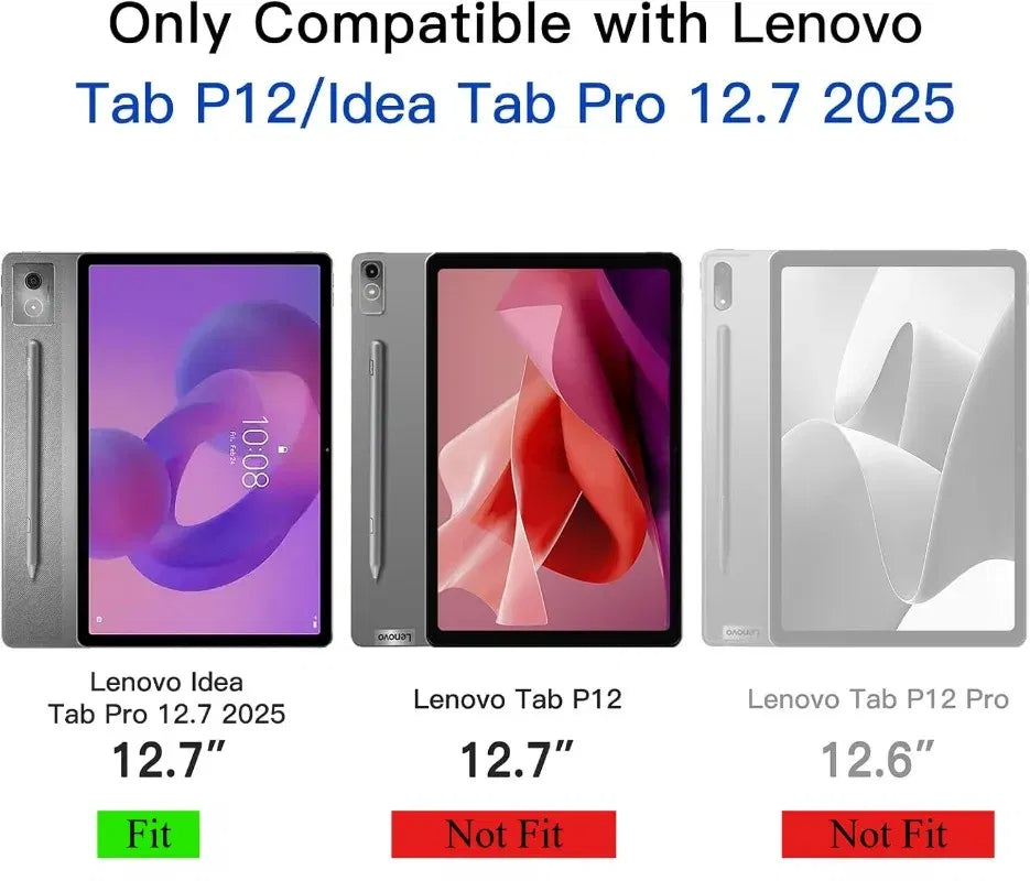 Color: Other, Size: iPad mini 6 - 360 Degree Rotating Case For Lenovo Xiaoxin Pad Pro 12.7 inch 2025 Tablet Cover Xiaoxin Pad Pro 12.7"TB373FU TB375FC 2025 Funda