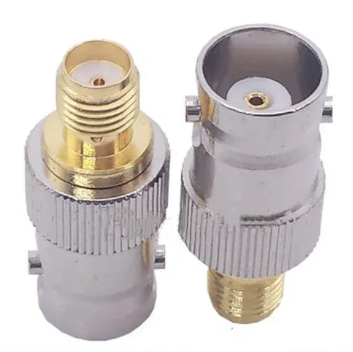 Color: WHITE - Q9 BNC To SMA Adapter SMA Male Female To BNC Male Female Straight  Coaxial RF Connector