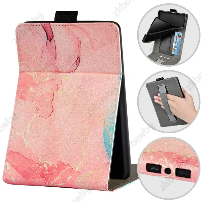 Color: Pink, Size: eleven - Cute Smart Case for 6.8' 6'' Kindle Paperwhite Signature 11th Generation Edition 12th 2024 7'' 7th 10th 6th M2L4EK RS23CV Cover