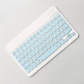Color: Blue - Wireless Keyboard Bluetooth-compatible Keyboard For Android IOS Windows Mini 78-Key Gaming Keybaord for PC iPad Tablet Keyboard