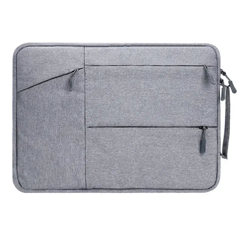 Color: Beige, Size: 14Inches 350mm - Laptop Handbag Sleeve Case 12 13 14 15 16 inch For HP DELL Notebook Bag Carrying Bag Macbook Air Pro 15.4 15.6 Protective Cases