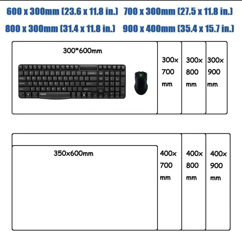Size: L, Color: Orange - Japanese Dragon Large Gaming Mousepad XXL Keyboard Gamer Mouse Pad on The Table Speed Desk Mat Anime 900x400 700X300 Mouse Mats
