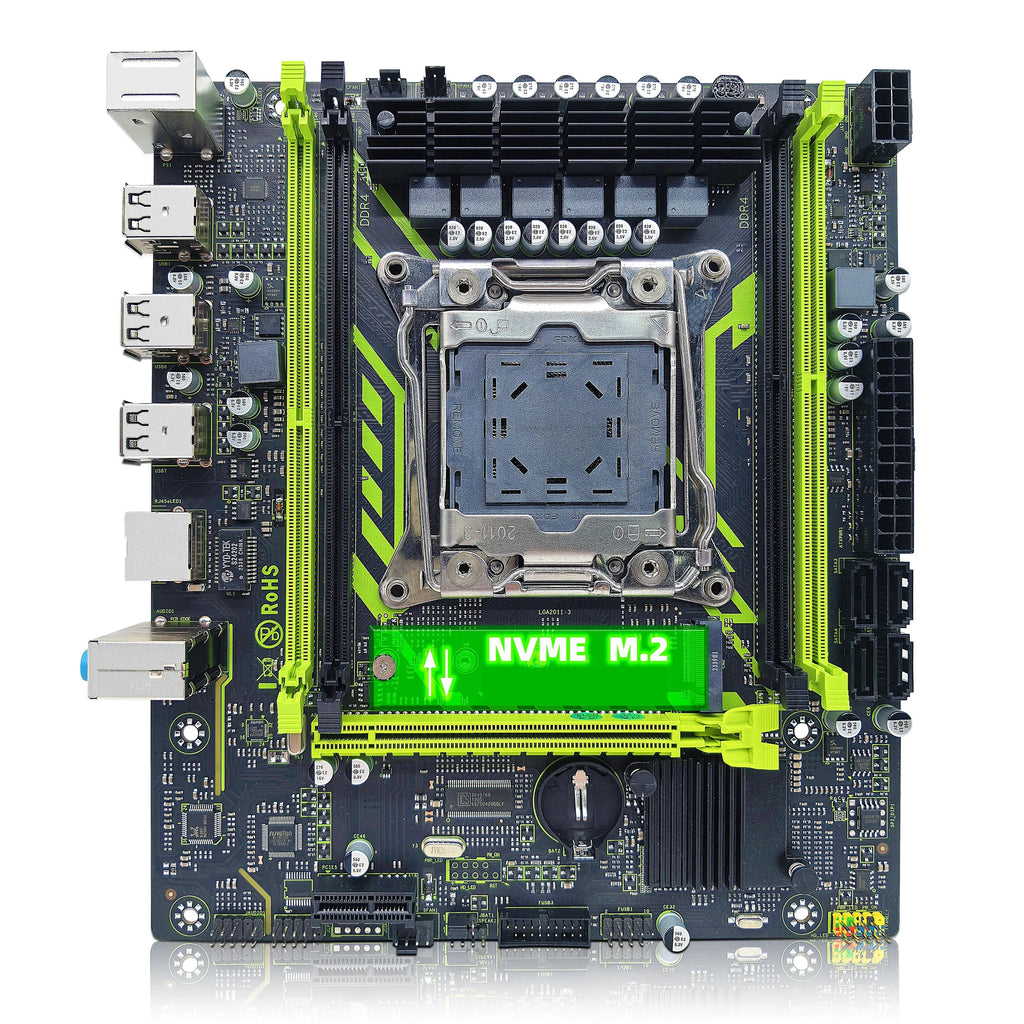 Color: Orange, Ships From: CHINA - To ZSUS X99-8D4 Motherboard Set Kit With LGA2011-3 Xeon E5 2650 V4 CPU DDR4 16GB (1*16GB) 2133MHZ RAM Memory NVME M.2 SATA