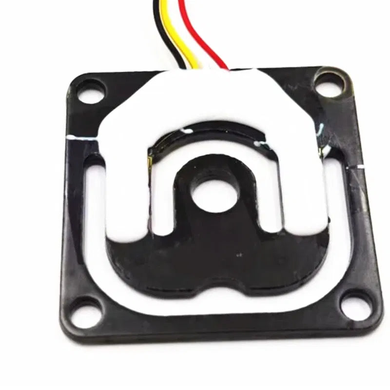 4PCS For Creality K1 MAX Strain Gauge _34x34_928DAD-240-Electrophoretic Hole Exposure White - Temperature Resistant Wire