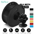 Color: Brown - SUNLU 3D Filament for PLA META 1.75mm Printer Filament 0.25KG 100% No Bubble Printing Materials for 3D Printer& Pen