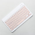 Color: Olive - Wireless Keyboard Bluetooth-compatible Keyboard For Android IOS Windows Mini 78-Key Gaming Keybaord for PC iPad Tablet Keyboard