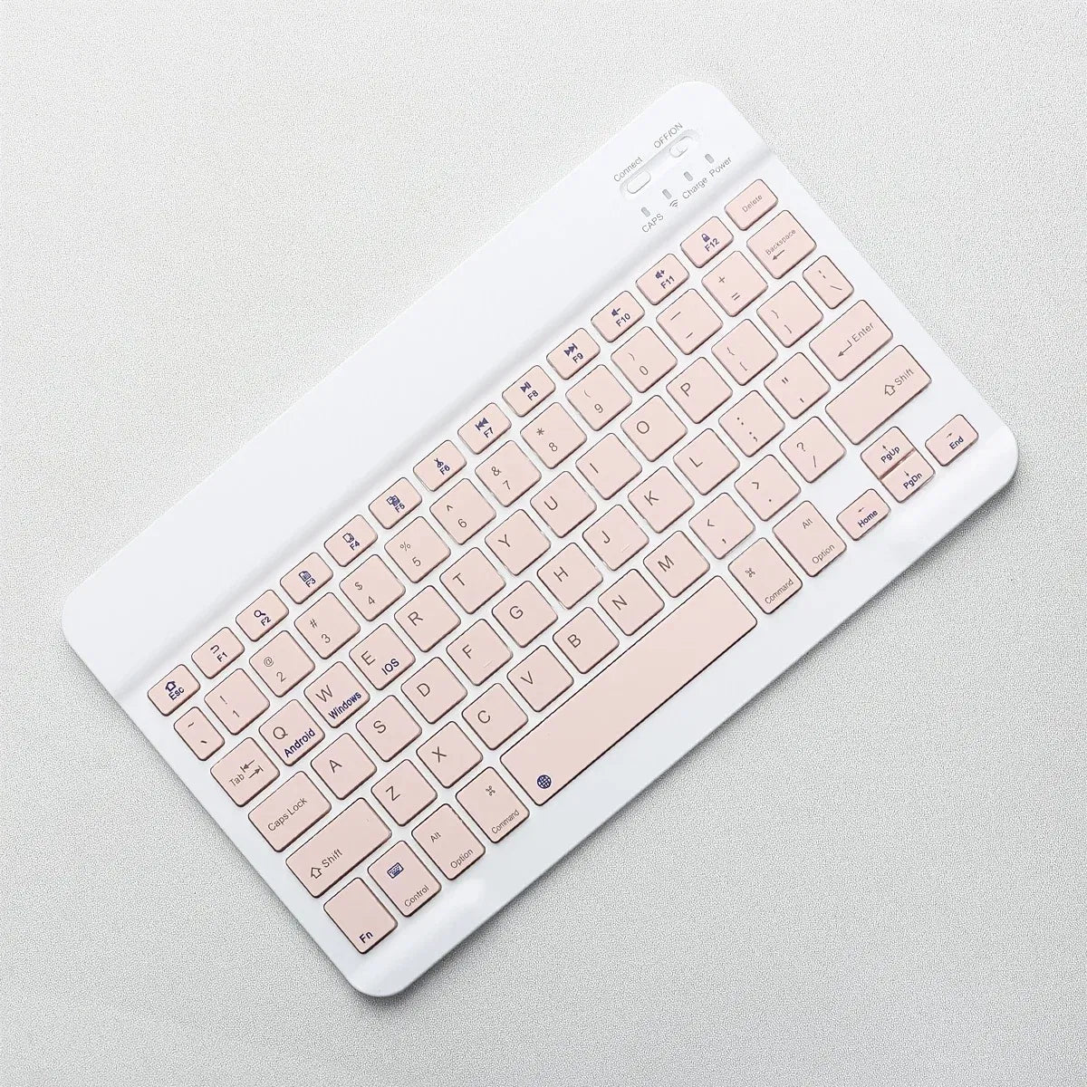 Color: Olive - Wireless Keyboard Bluetooth-compatible Keyboard For Android IOS Windows Mini 78-Key Gaming Keybaord for PC iPad Tablet Keyboard